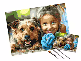 pintar por números de la foto Pintar Por Numeros Personalizado